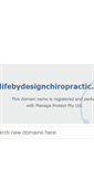 Mobile Screenshot of lifebydesignchiropractic.com